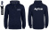 Hoodie mit durchgehendem Reißverschluss  Hoodie mit durchgehendem Reißverschluss
