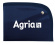 Sitzunterlage mit Agria-Muster und -Logo